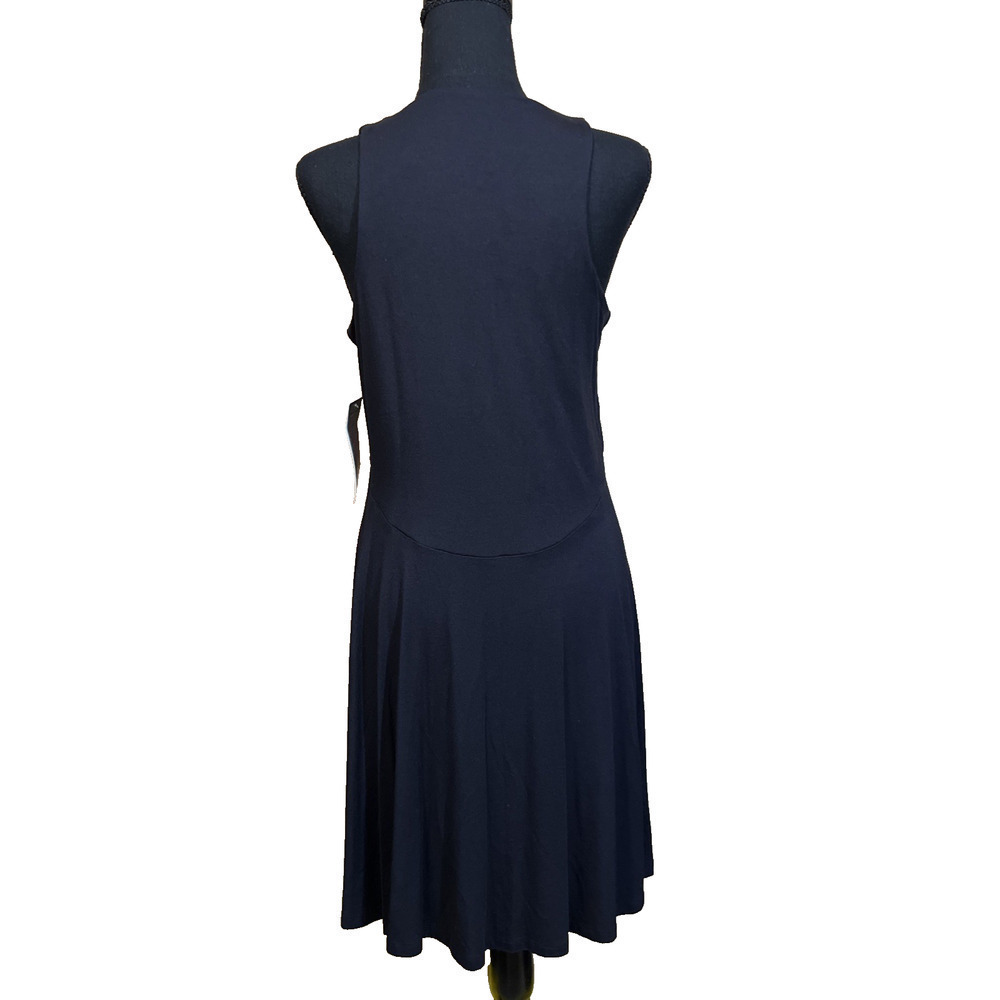 Athleta Santorini Dress Thera High Neck Black Lightweight Women Size Medium - Picture 4 of 14